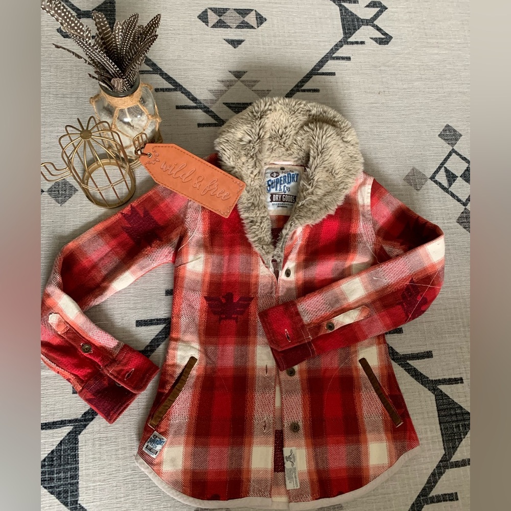 Super dry “shackit” shirt- jacket